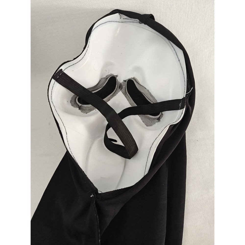Scream Ghost Face Costume Hooded Halloween Mask With Strap Easter Unlimited 2022 - Picture 2 of 7